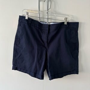 J. Crew 7” chino shorts in navy